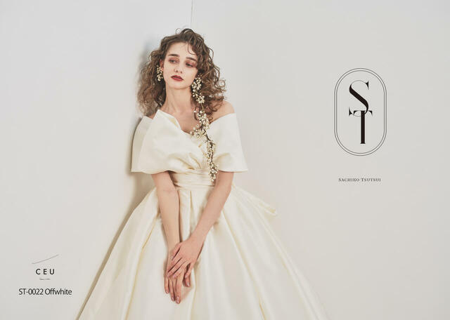 【クラウディア】ST新作ウェディングドレス｜ST-0022_Offwhite