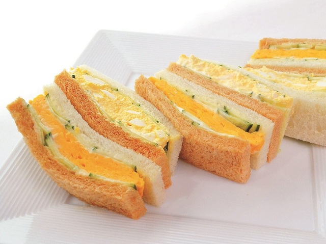 前田珈琲／焼き＆ゆで玉子サンド（1パック、6切入）