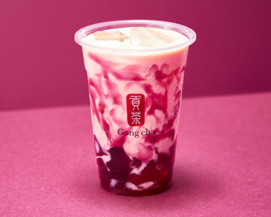 【ゴンチャ】「じゅわっと巨峰 ミルクティー（ICED）」