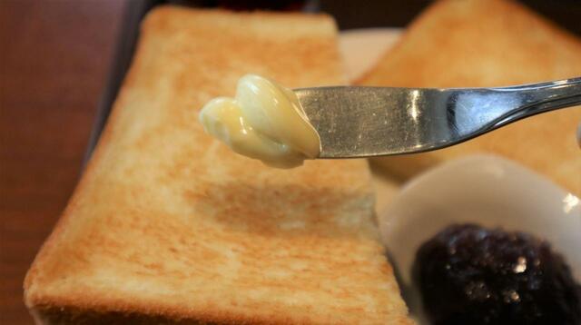 【カフェ・ド・クリエ モーニング 小倉バタートースト】パンには最高の組み合わせ