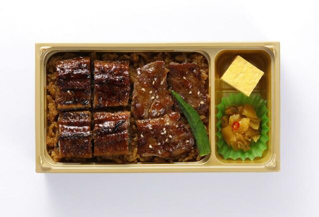 「うなぎ＆ステーキ重」＜1,510円→(早割15%OFF)1,284円＞【和食さと「うなぎ祭」】