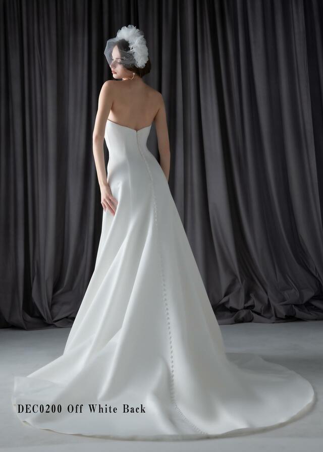 「Clef a décor-クレアデコール」新作ウェディングドレス　DEC0200_Offwhite