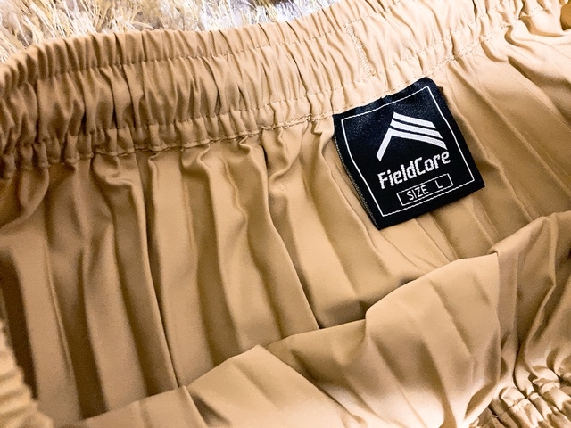 【ワークマン レディース撥水ライトプリーツスカート】内側にタグがついています