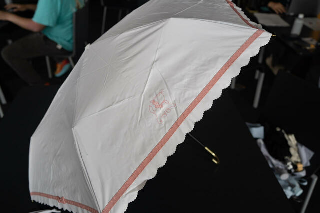 マリー おしゃれキャット 折りたたみ傘 晴雨兼用 SHINY DAY 4,000円