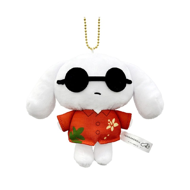 【I.CINNAMOROLL in ルミネ横浜】【POP-UP SHOP「ご自愛ツアーズ」】「I.CINNAMOROLL ぬいぐるみマスコット アロハ」1,980円