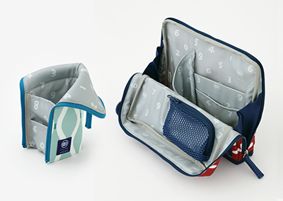 「コクヨ×SOU・SOU」スタンドバッグインバッグ全2柄各¥2,550（税込）