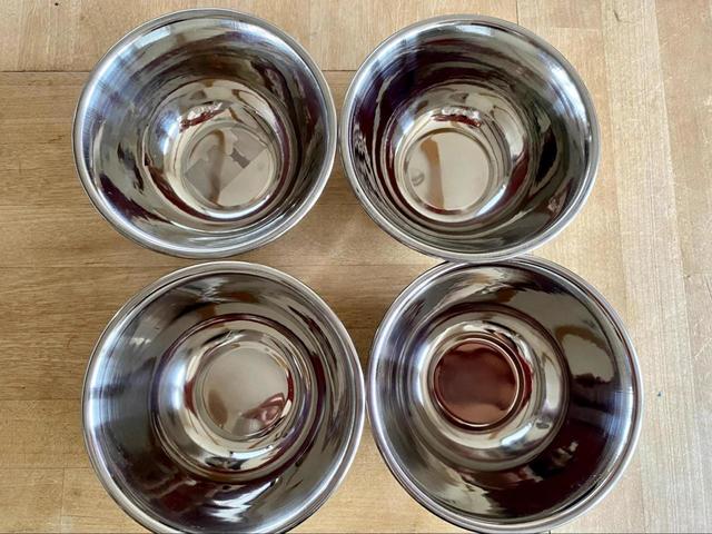 【ニトリ 調味料ボール4個セット】重ねて収納できるので場所を取らない！