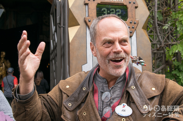 「ガーディアンズ・オブ・ギャラクシー：ミッション・ブレイクアウト！」や「タワー・オブ・テラー」を作ったイマジニア、ジョー・ロード氏。ハイタワー3世に似てる…?