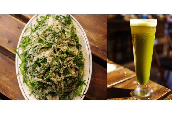 「ケールのワイルドシーザーサラダ」「ケールビール」食べ放題、飲み放題