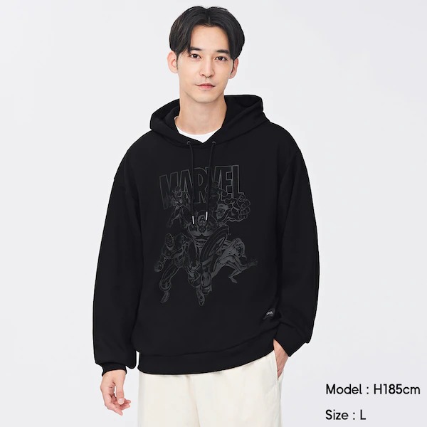 ダブルフェイスビッグパーカ(長袖)MARVEL +E 2,490円