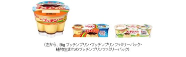 Big プッチンプリン・プッチンプリンファミリーパック・植物生まれのプッチンプリンファミリーパック