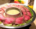 牛タンの炙り＆ローストビーフのチーズフォンデュ食べ放題