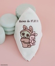 【Maison de FLEUR×ガチャピン&ムック】「ガチャピン タオルハンカチ」1,980円