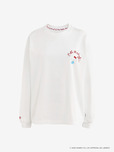Cath Kidston × Hello Kitty ロングスリーブシャツ ホワイト 各7,700円(税込)