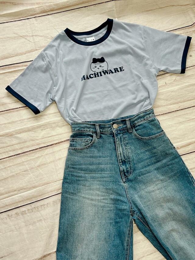 ワイドデニムに合わせてみました