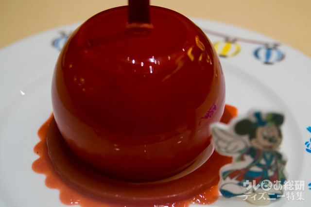 レモンタルトとキュービックソルベ|“ディズニー夏祭り”エンパイアディナー 10,000円|ディズニーアンバサダーホテル「エンパイア・グリル」