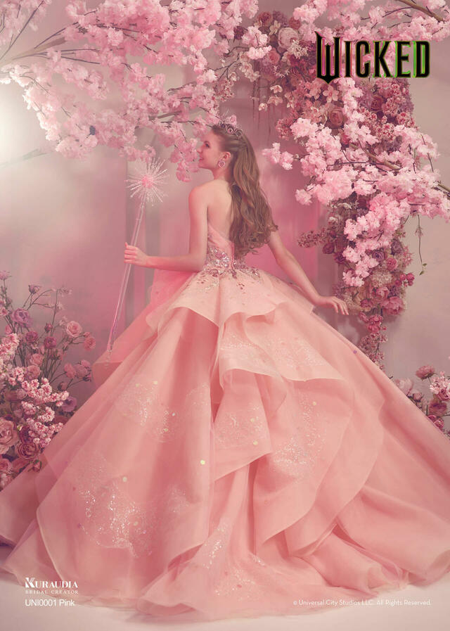 【クラウディア】『ウィキッド』新作ウェディングドレス「WICKED｜KURAUDIA」UNI0001_Pink