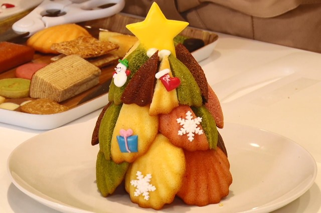 マドレーヌのクリスマスツリー