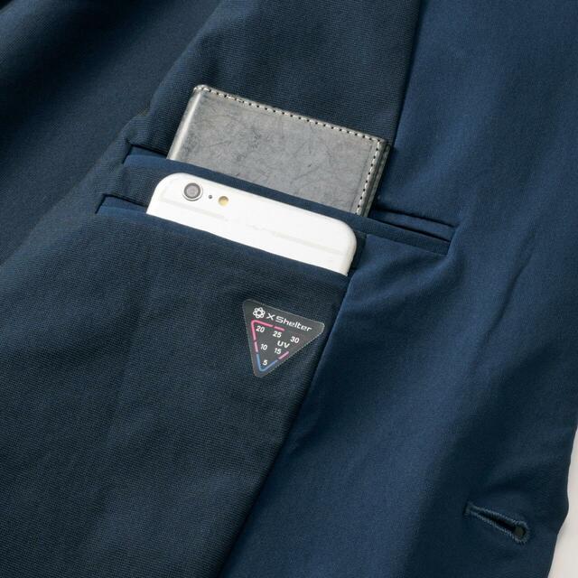 【ワークマン　エックスシェルター快適断熱Σテック2Bジャケット／税込3,990円】内ポケットにサーモメータ―がついています