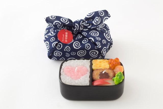 愛妻弁当キャンドル　　（画像協力：カメヤマ株式会社）