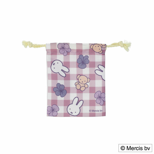 「3P巾着（ミッフィー sweets&violet）」1,490円（税込）