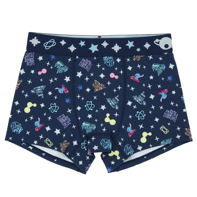 ボクサーパンツ 2,100円｜東京ディズニーリゾート新作「スティッチ」グッズ｜販売店舗：東京ディズニーランド「グランドエンポーリアム」、東京ディズニーシー「フィガロズ・クロージアー」｜発売日：2026年6月4日（木）