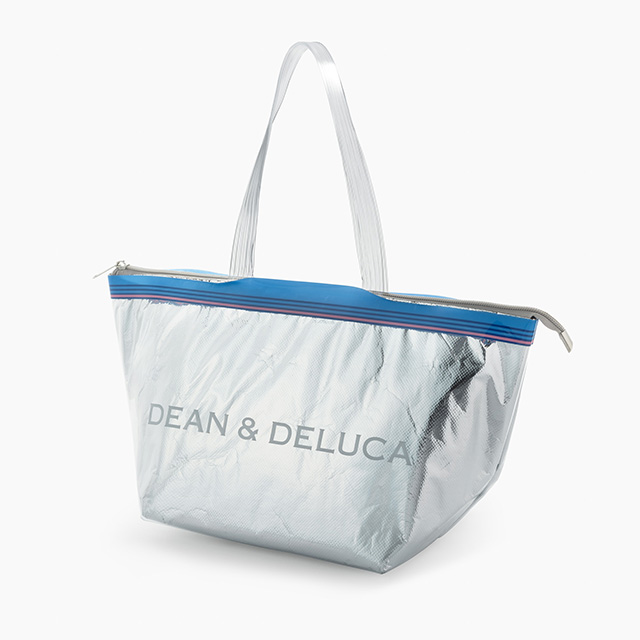 【DEAN & DELUCA クーラートートバッグS】サイズは幅 上部39cm / 下部21cm×高さ22cm×マチ18.5cm。クリアトートバッグSも共通です