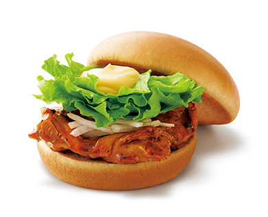 【モスバーガーの定番ハンバーガー人気ランキング 5位】「テリヤキチキンバーガー」450円(税込)