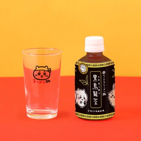 「渋谷PARCO ちいかわラーメン 豚」黒烏龍茶 500円(税込)