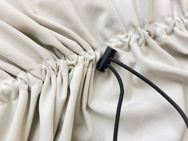 【ワークマン レディースハイストレッチUVリラックスワンピース】コードがポイントに