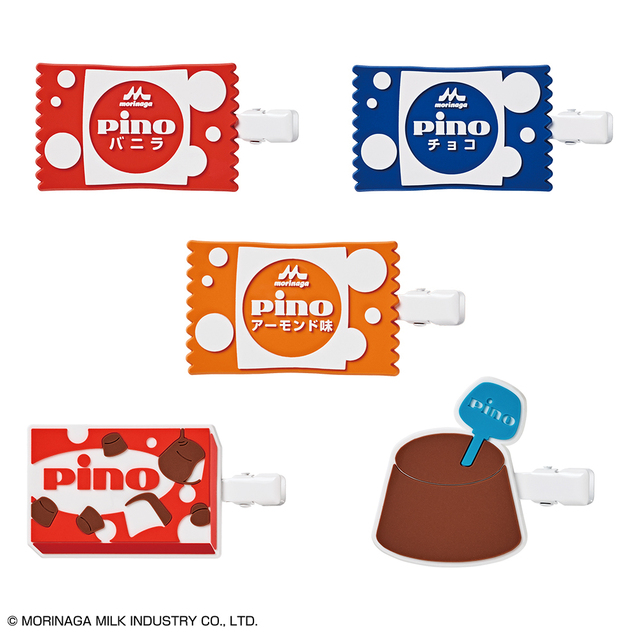 「F賞：ヘアクリップ」＜サイズ：約4cm＞【人気アイス「Pino（ピノ）」が“一番くじ”に初登場！約52cmサイズの「Pinoクッション」や3色に光る「Pinoライト」が当たるかも！？】　