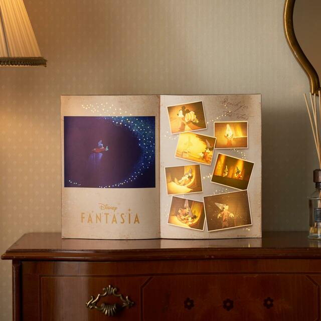 音楽付き・光が揺らめくブック型ライト「ファンタジア」￥15,900