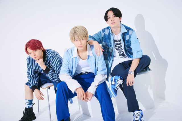 SUPER★DRAGON（左から志村玲於、飯島颯、松村和哉）