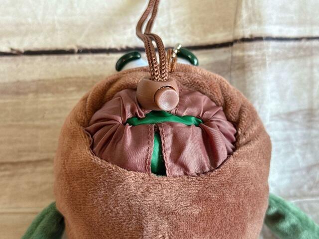 巾着の紐を絞れば収納完了！