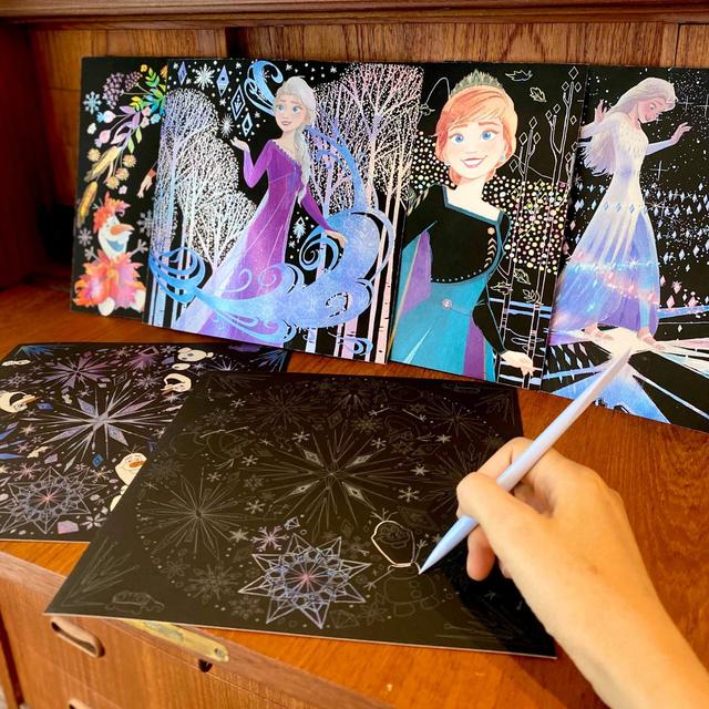 （株）学研プラス/「大人のためのヒーリングスクラッチアート Disney アナと雪の女王２」