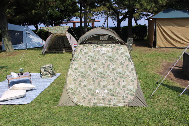 軽量シリーズのテントなら持ち運びも楽々。