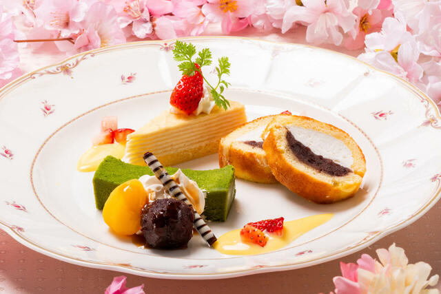 「春限定スイーツ」＜期間：2026年3月1日〜＞【ホテルエミシア東京立川の極上ブッフェに、「菜の花」や「筍」「山菜」「春限定スイーツ」などの彩り豊かな春メニューが登場！】