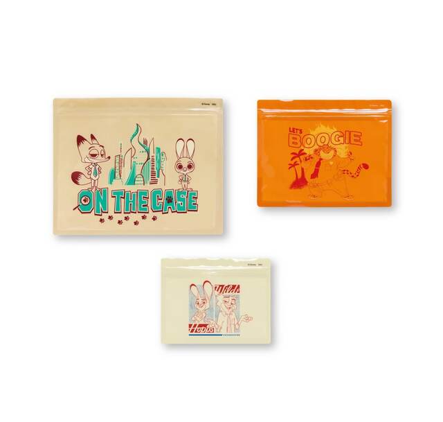 J賞：ジッパーバッグセット｜Happyくじ『ズートピア2』