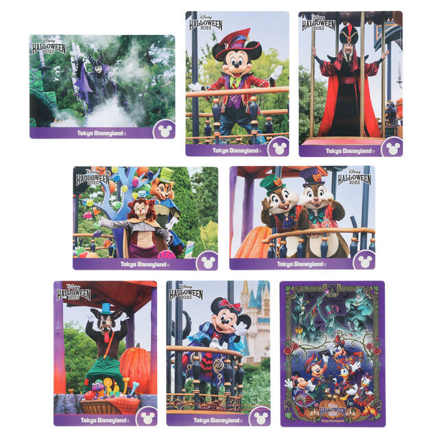 コレクションカード 1,500円｜東京ディズニーリゾート「ディズニー・ハロウィーン」スペシャルグッズ｜販売店舗：東京ディズニーランド「ディズニー＆カンパニー」｜発売日：2025年9月16日（火）
