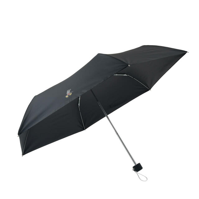 ミッキー 折りたたみ傘 晴雨兼用 ポーチ入り ワンポイント SHINY DAY 4,000円