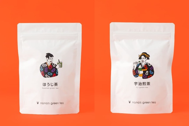 【nana's green tea「2026年福袋」】宇治煎茶とほうじ茶のティーバッグは、福袋限定の特別パッケージ