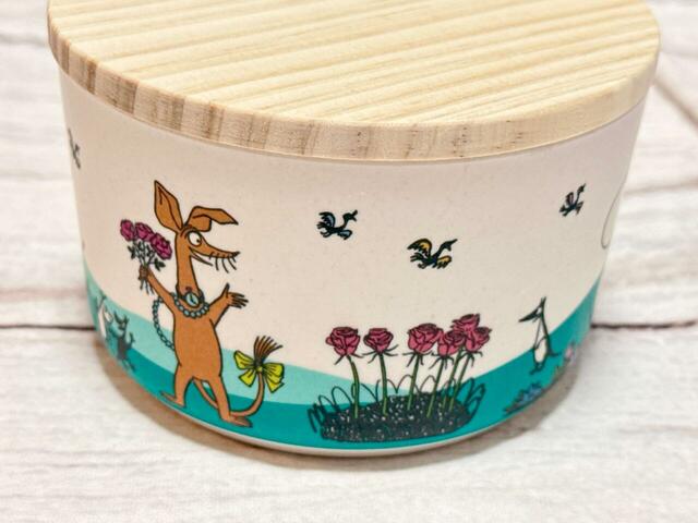 【カルディ／ムーミン スプリング バンブーコンテナ】スニフもいます♪