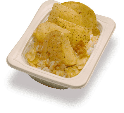 【一分飯公式写真】深夜のポテチーズ飯