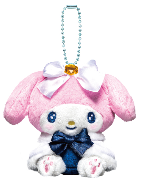 B賞：ぬいぐるみチャーム｜Happyくじ「Sanrio characters Holiday Collection」