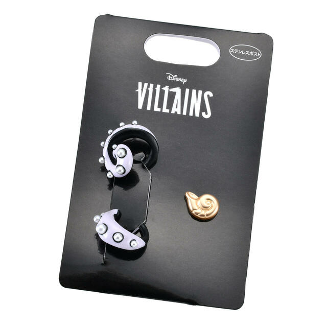 アースラ ピアス(片耳用)・イヤーカフ セット DISNEY VILLAINS 2,800円