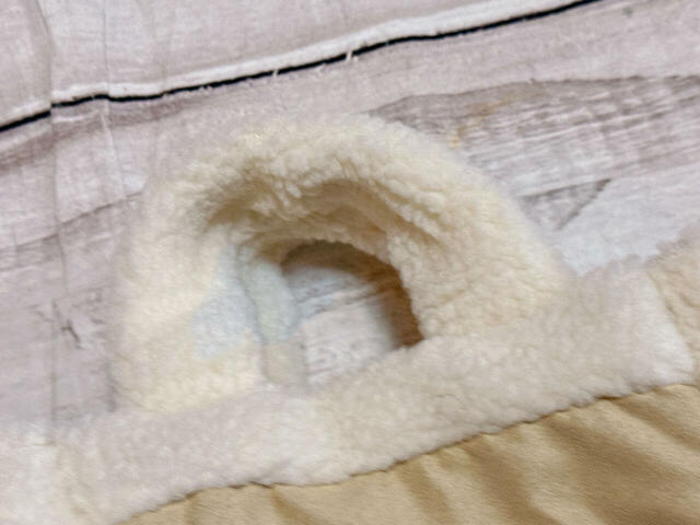 持ち手は短め。腕にかけたり手持ちで使用できます