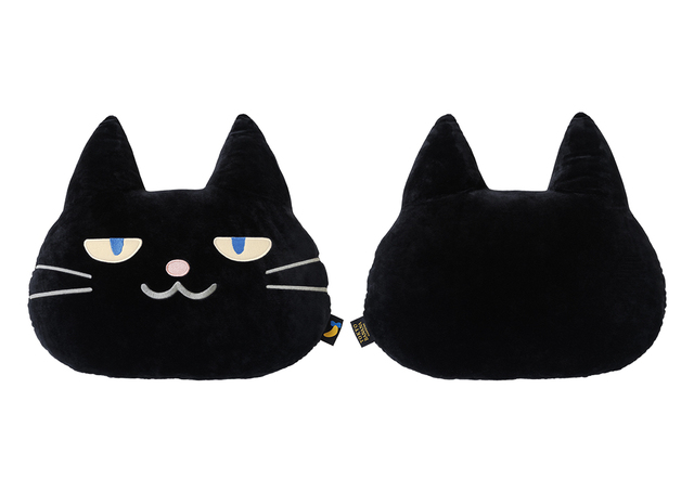 東京ばな奈ぶにゃんこ クッション【東京ばな奈の黒猫「ぶにゃんこ」】
