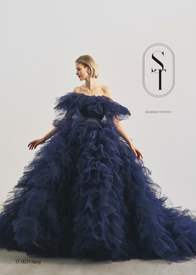 【クラウディア】ST新作ウェディングドレス|ST-0024_Navy