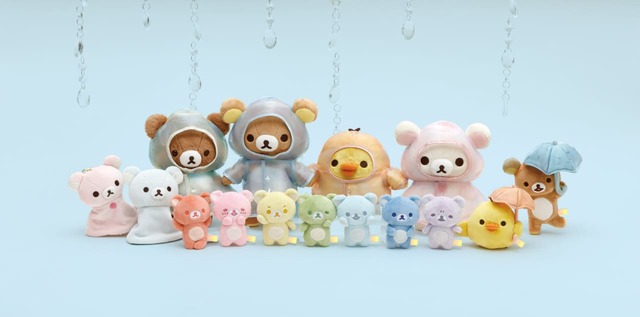 【雨のち晴れのリラックマ】ぬいぐるみ大集合！