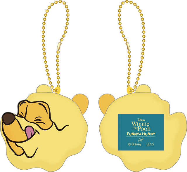 ぬいぐるみキーホルダー 1,320円｜「くまのプーさん」FUNNY & HUNNY OH MY CAFE